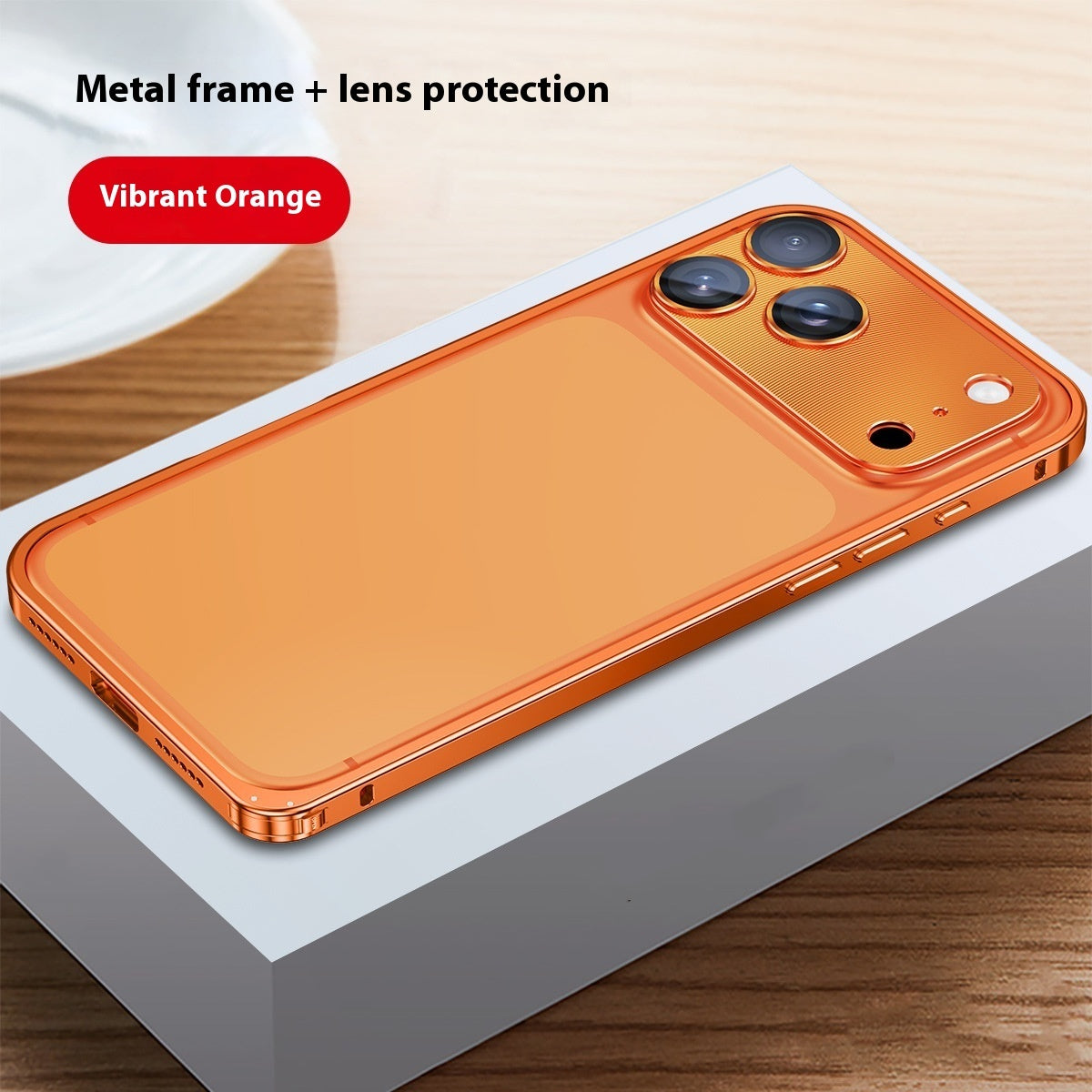 Premium aluminum alloy metal casing with lens protection – Seahorse buckle design