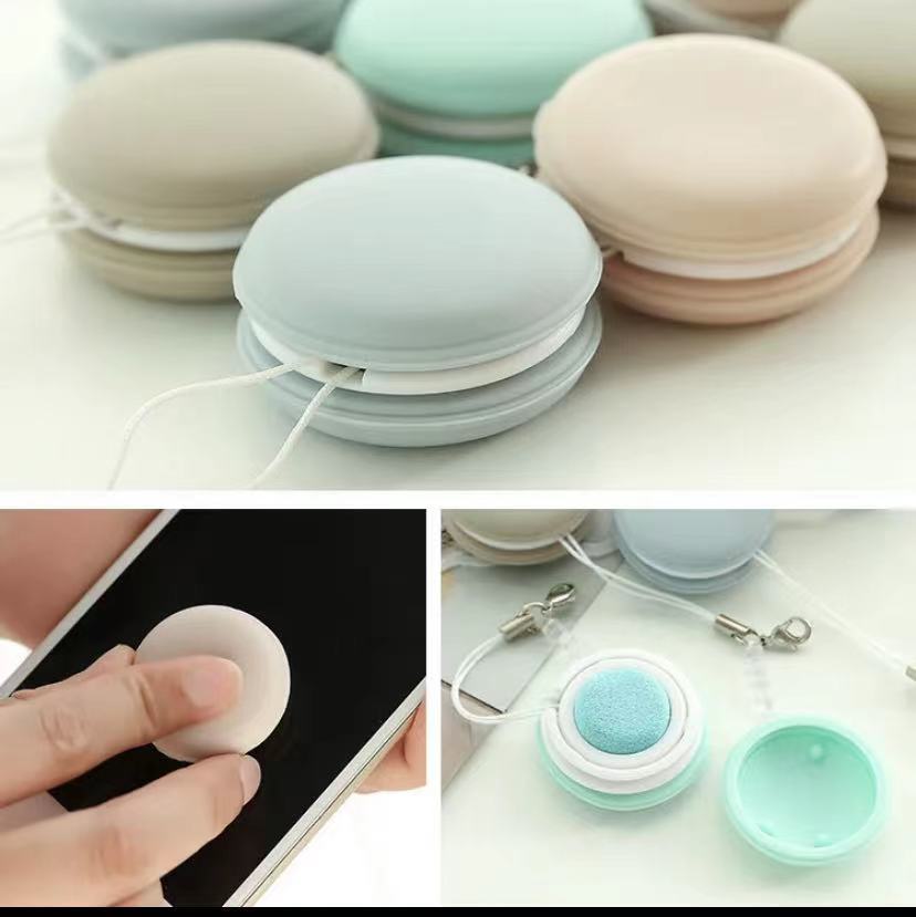 Nettoyant pour écran en forme de macaron